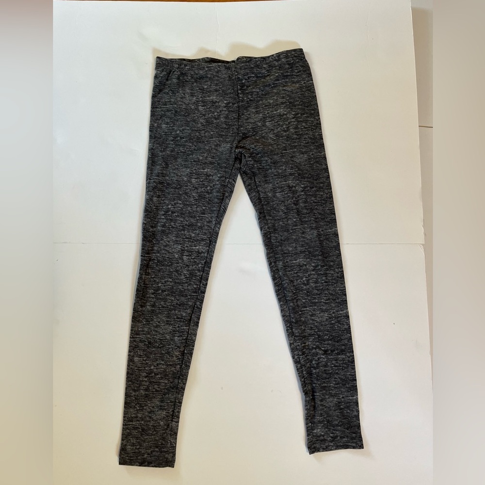 Bobbie Brooks Heathered Dark Gray Kids Leggings - Picture 2 of 6